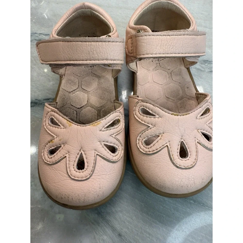 livie and luca Size 7 Toddler Pink Petal Ballet Flats Mary Jane